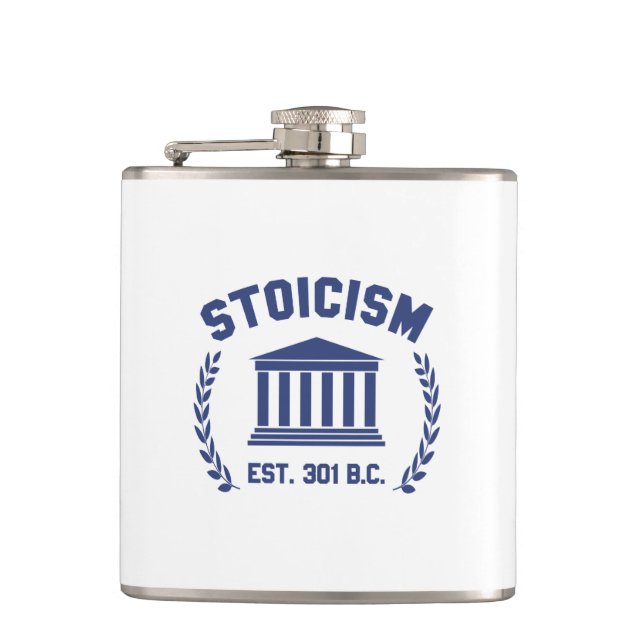 Stoicism Hip Flask (Front)