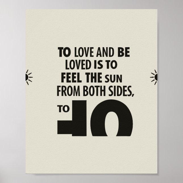 Stoicism Wall Art, Motivational Quote Poster (Front)