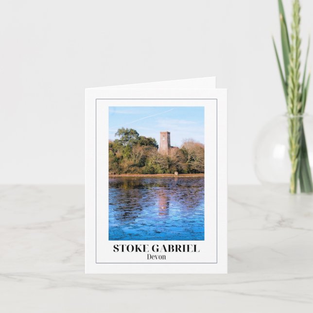 Stoke Gabriel, Devon Card (Front)