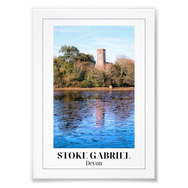 Stoke Gabriel, Devon Photo Print (Front)