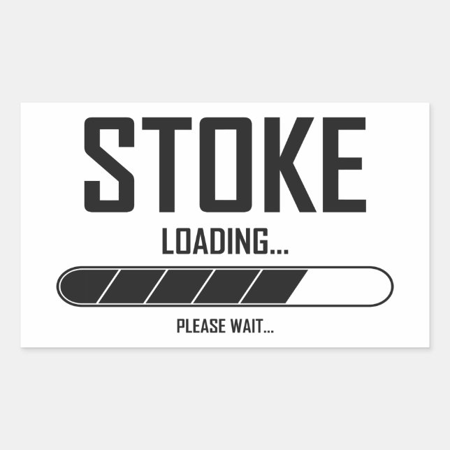 Stoke Loading Rectangular Sticker (Front)