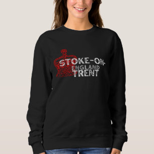 STOKE ON TRENT England Crown Badge Sweatshirt