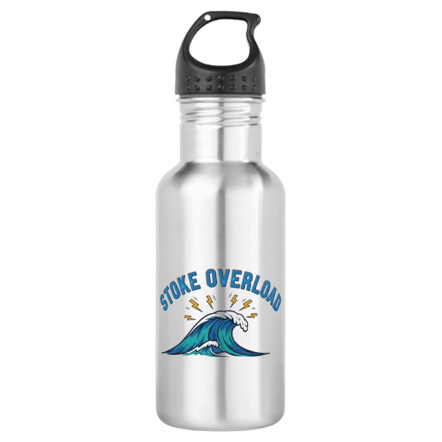 Stoke Overload Wave 532 Ml Water Bottle (Front)