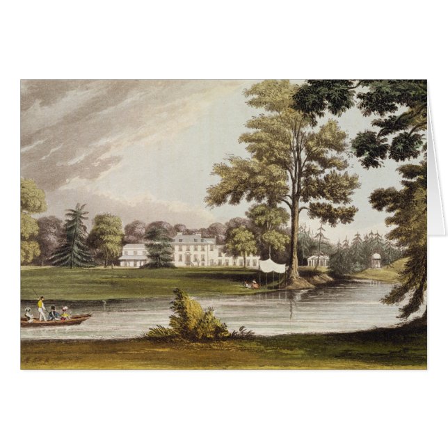 Stoke Place, from Ackermann's 'Repository of Arts' (Front Horizontal)