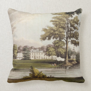 Stoke Place, from Ackermann's 'Repository of Arts' Cushion