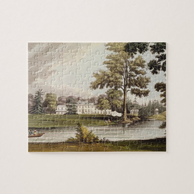 Stoke Place, from Ackermann's 'Repository of Arts' Jigsaw Puzzle (Horizontal)