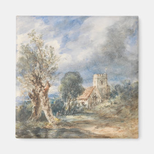 Stoke Poges Church (1834) John Constable Magnet