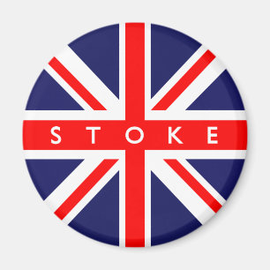 Stoke UK Flag Magnet