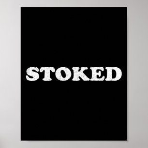Stoked Surfing Poster