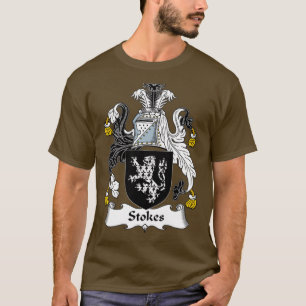 Stokes Coat of Arms Family Crest  T-Shirt