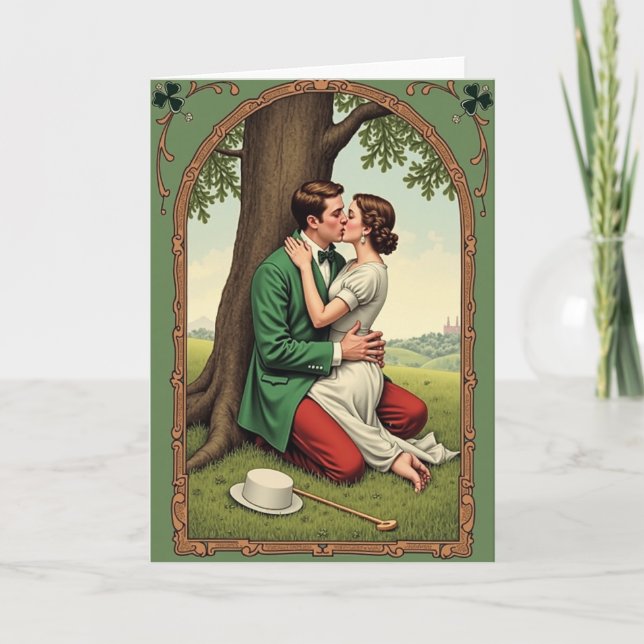 Stolen Kiss Romance Scene Card (Front)