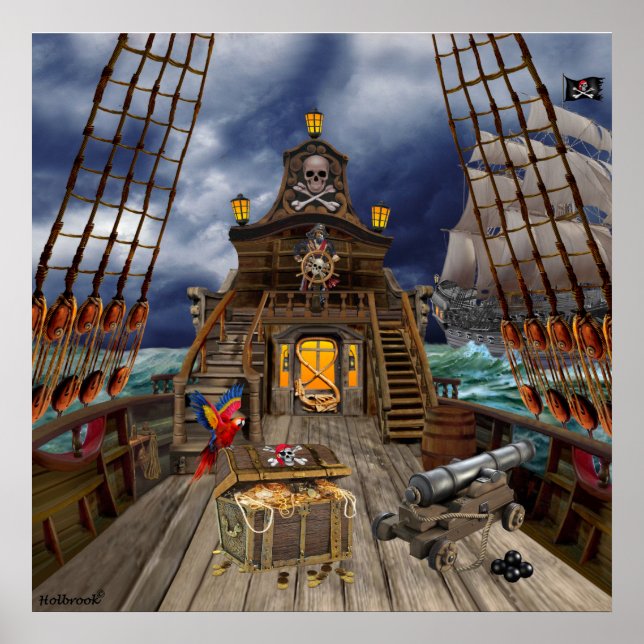 STOLEN PIRATE TREASURE POSTER (Front)