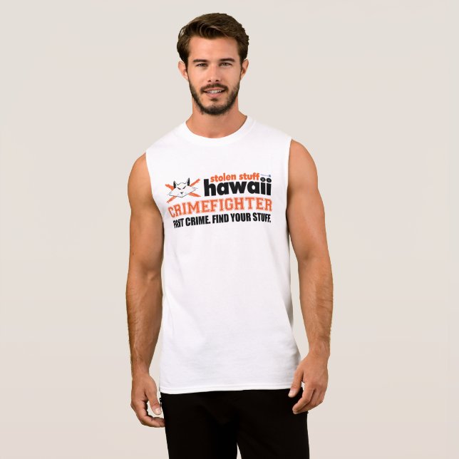 Stolen Stuff Hawaii Crimefighter Tank Top (Front Full)