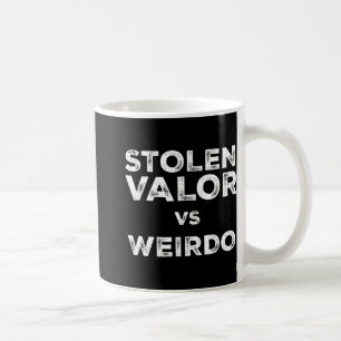 Stolen Valour Vs Weirdo Trump Vance Vs Harris W Ti Coffee Mug