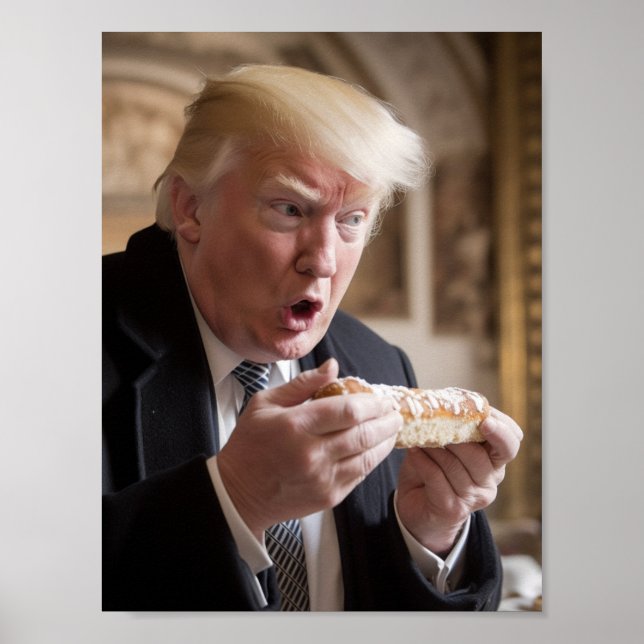 Stollen Bread Trump Joke Poster (Front)