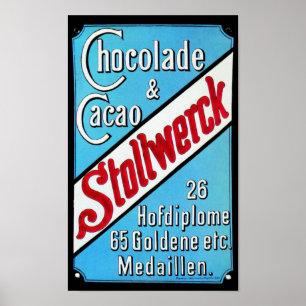 Stollwerck – Chocolat – Chocolate – Schockolade Poster