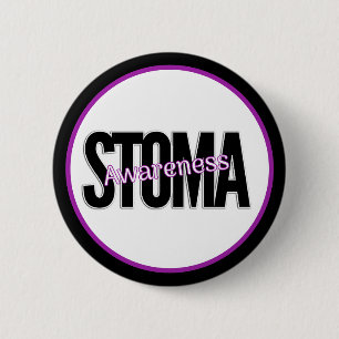 Stoma Awareness 6 Cm Round Badge