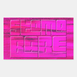 Stoma Babe Rectangular Sticker