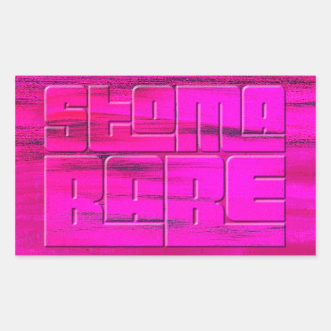 Stoma Babe Rectangular Sticker (Front)