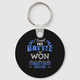 Stomach Cancer Awareness Cancer Survivor Fighter Key Ring
