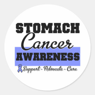 Stomach Cancer Awareness Classic Round Sticker