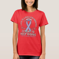Stomach cancer awareness periwinkle blue