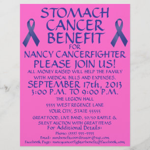 Stomach Cancer Benefit Flyer