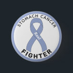 Stomach Cancer Fighter Ribbon White Button<br><div class="desc">Stomach Cancer Fighter Ribbon White Button for awareness and support for people fighting stomach cancer.</div>