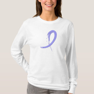 Stomach Cancer Periwinkle Ribbon A4 T-Shirt