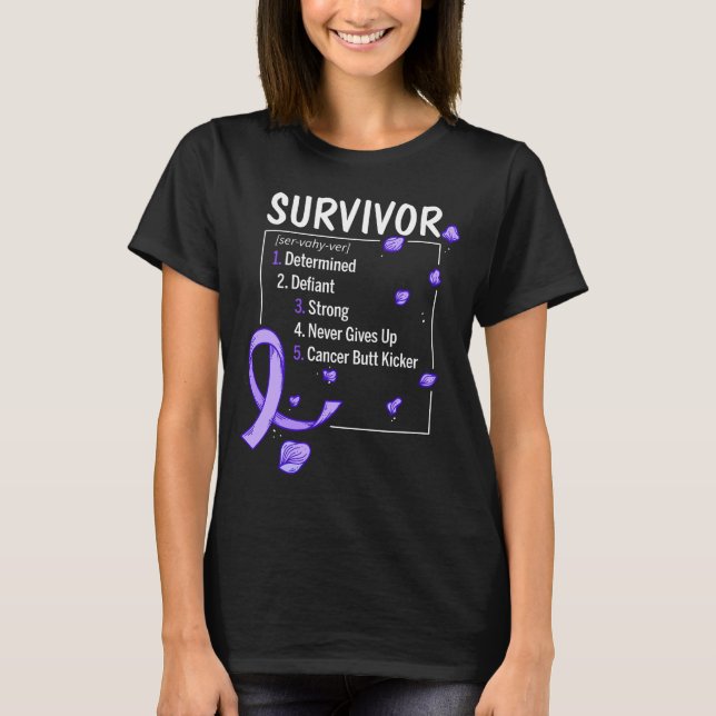 stomach cancer survivor definition T-Shirt (Front)