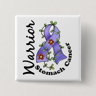 Stomach Cancer Warrior 15 Cm Square Badge