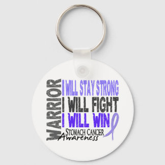 Stomach Cancer Warrior Key Ring