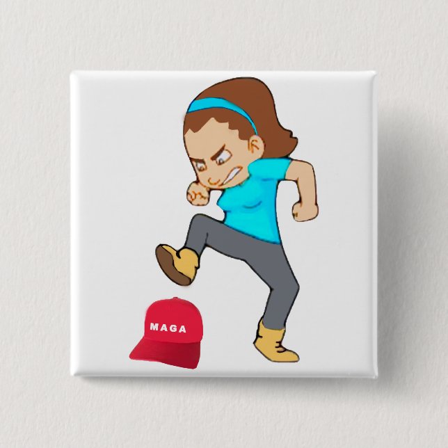 Stomp Out MAGA Button (Front)