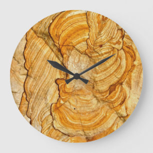STONE ABSTRACT DETAIL LARGE CLOCK