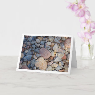 Stone and Rock Background Card