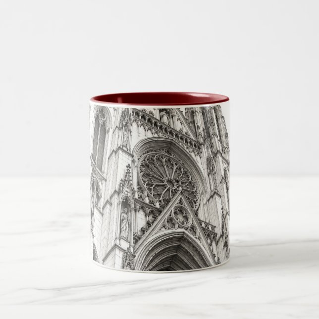 Stone and Shadow Two-Tone Coffee Mug (Center)