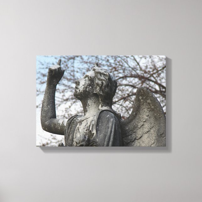 Stone Angel Canvas Print (Front)