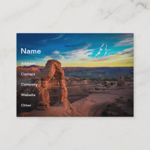 Stone arch business card