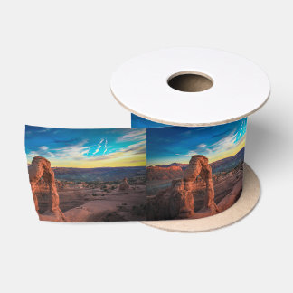 Stone arch satin ribbon