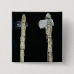 Stone Axes, prehistoric 15 Cm Square Badge