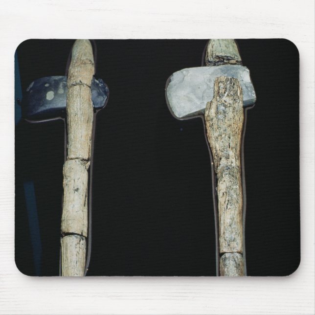 Stone Axes, prehistoric Mouse Pad (Front)
