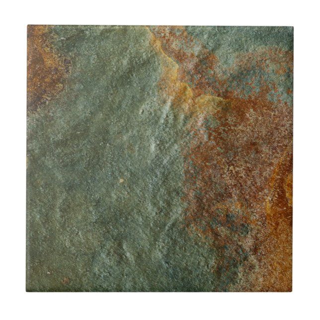 Stone Background - Slate Rock Customised Template Tile (Front)