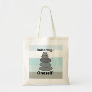 Stone Balancing  Tote Bag