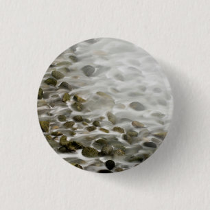 Stone Beach Point Lobos State Reserve, CA 3 Cm Round Badge