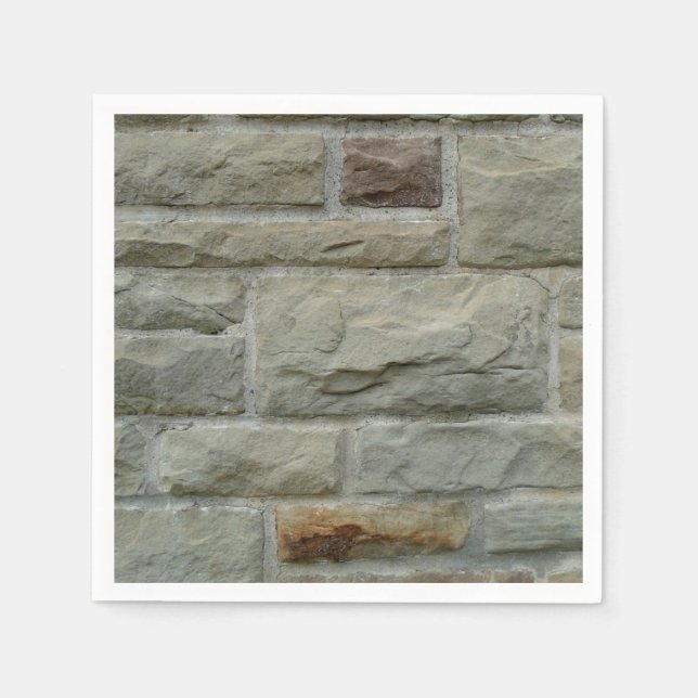 Stone Block Wall Napkin (Front)