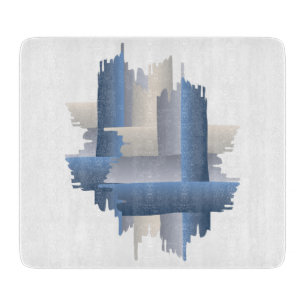 stone brick city cutting board