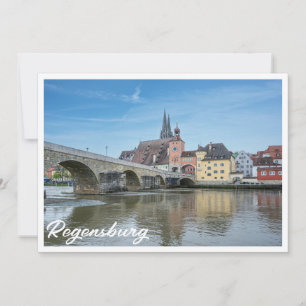 Stone Bridge in Regensburg, Germany