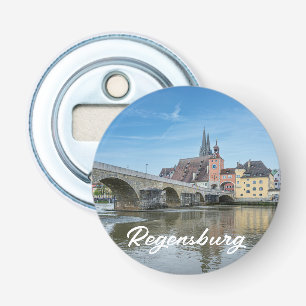 Stone Bridge in Regensburg, Germany Bottle Opener