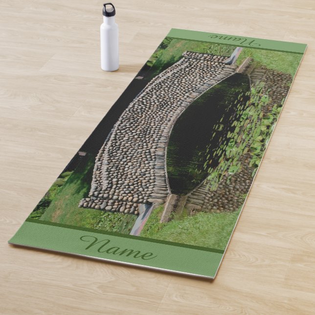 Stone Bridge Lilypads Nature Personalised Yoga Mat (In Situ)