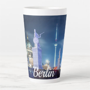 Stone bridge near Berlin Cathedral in Germany Latte Mug